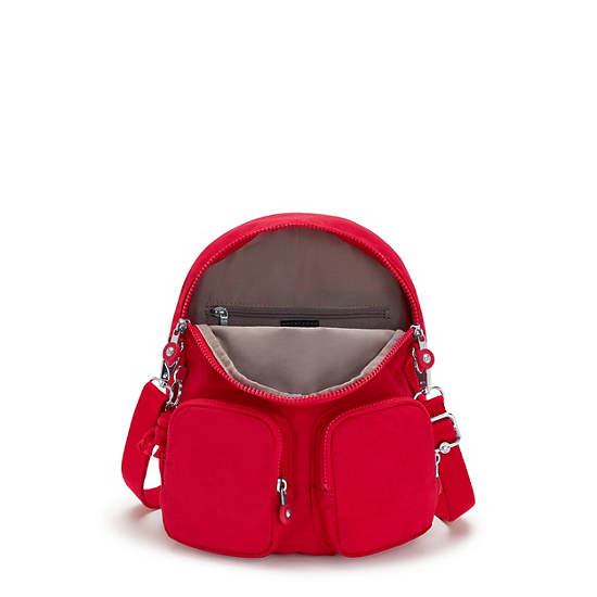 Kipling Firefly Up Convertible Rugzak Rood | BE 1577UZ